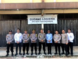 Tim Wasop Itwasum Mabes Polri Cek Gudang Logistik KPU Tanjungpinang
