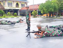 Prajurit Yonmarhanlan IV Batam Ikuti Penyegaran Materi Kesenjataan Mesin