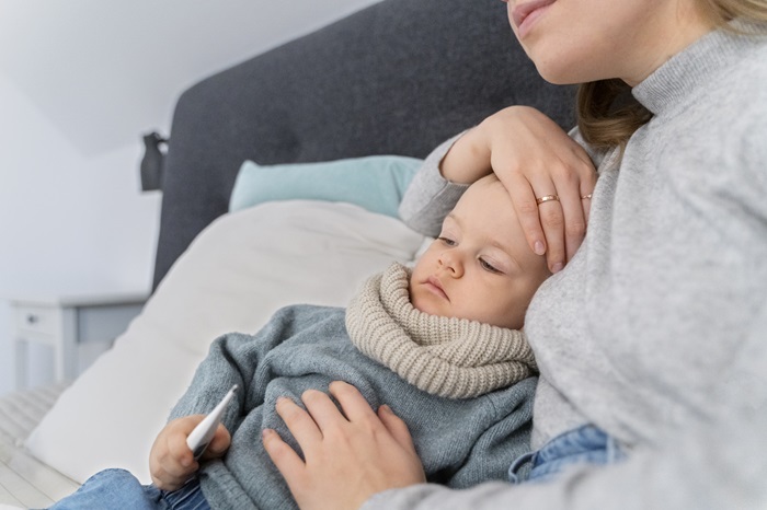 Ilustrasi - kenali gejala Pneumonia pada Bayi dimana kondisi peradangan pada paru-paru yang disebabkan oleh infeksi virus atau bakteri.