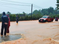 BPBD Siaga di Titik Rawan Banjir Wilayah Kota Tanjungpinang