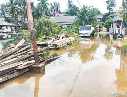 Terdampak Banjir Rob, Warga Lembah Purnama Tanjungpinang Minta Dibangun Tanggul