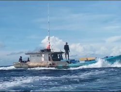 Nelayan Tambelan Usir Kapal Pengebom Ikan