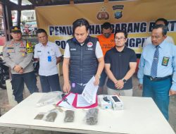 Satres Narkoba Polresta Tanjungpinang Musnahkan Ganja 320 Gram Milik Pengedar