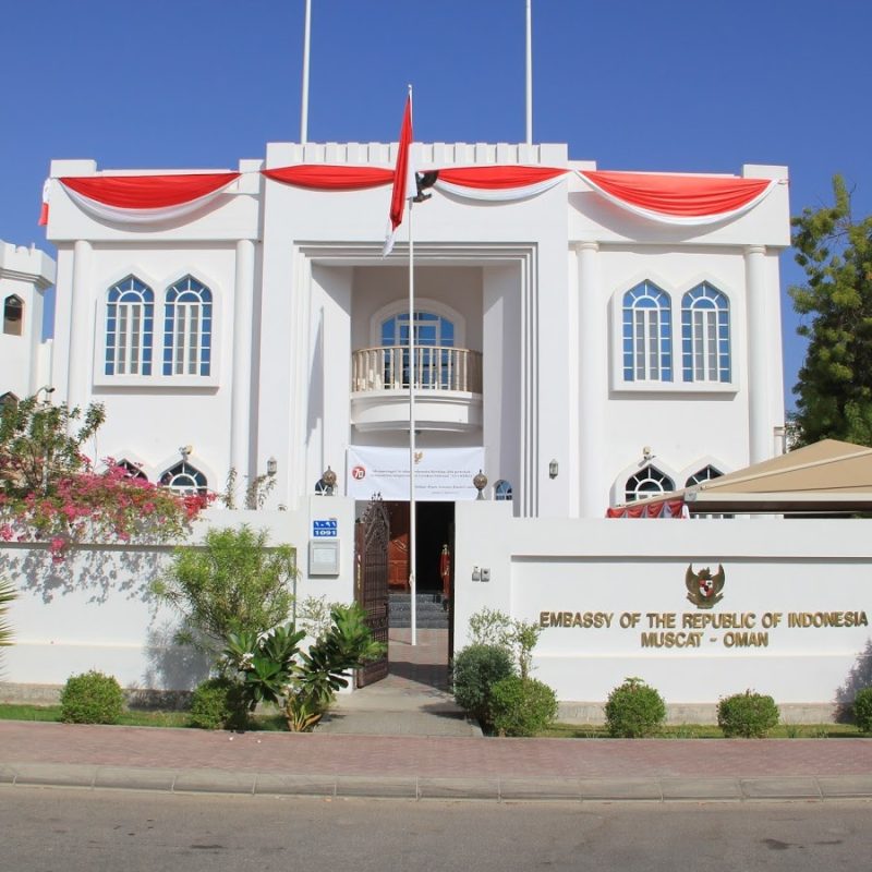 KBRI Muscat di Oman.