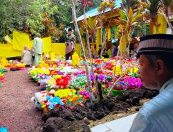 Warga Bintan Lestarikan Tradisi Bunga Telur dan Makan Beridang di Kenduri Merohom Bukit Batu