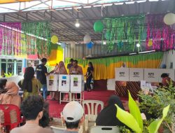 3 Pemilih Rayakan Ulang Tahun saat Mencoblos di TPS 017 Jalan Pramuka Tanjungpinang