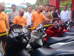 Polisi Sikat 4 Pelaku Sindikat Curanmor di Tanjungpinang, 10 Motor Diamankan