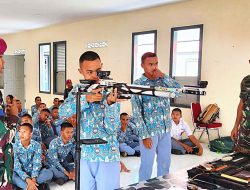 Yonmarhanlan IV Kenalkan Olahraga Menembak ke Pelajar SMK Hang Tuah Tanjunguban