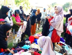 Bantu Masyarakat yang membutuhkan, Kube di Bintan Gelar Bazar Pakaian Bekas Gratis