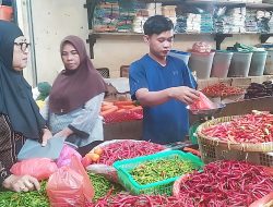 Harga Cabai Merah di Pasar Tanjungpinang Meroket Rp115 Ribu per Kilogram