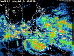 Siklon Tropis 96S Muncul, BMKG: Hujan Angin Disertai Petir Berpotensi Terjadi saat Mudik Lebaran 2024