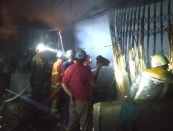 Ruko Sembako Hangus Dilalap Api di Lorong Pasar KUD Tanjungpinang