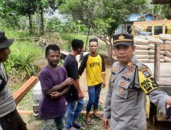 Polsek Bintan Timur Serahkan Bantuan Kapolda Kepri untuk Pembangunan Rumah Warga Sei Lekop