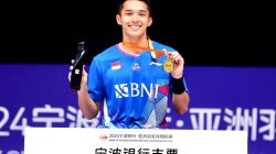 Badminton Asia Championships 2024: Jonatan Juara Asia, Merah Putih Lanjut ke Thomas Uber Cup 2024