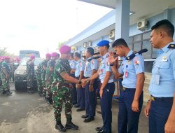 Danyonmarhanlan IV Bersama Prajurit Halal Bihalal Keliling ke Mako Satuan TNI-Polri di Batam