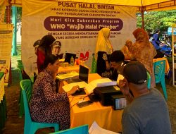 Puluhan UMKM dan IKM Ajukan Sertifikasi Halal Gratis yang Difasilitasi DKUPP Bintan