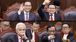 Ganjar Anies Hadiri Sidang Putusan PHPU Pilpres 2024 di MK, Prabowo Absen