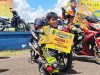 Pembalap Cilik Asal Batam Juara 1 di Kejurnas Motoprix 2024 Region Sumatera Palembang