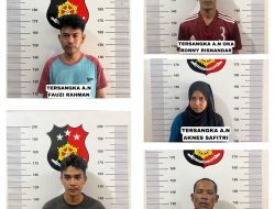 Polisi Bekuk 4 Pencuri dan Seorang Penadah Rugikan Perusahaan Bengkel Rp1,3 Miliar