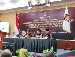 KPU Kepri Rapat Penetapan Perolehan Kursi dan Calon Terpilih DPRD Kepri