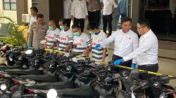 Polisi Amankan 36 Motor Hasil Curian Komplotan Curanmor di Batam