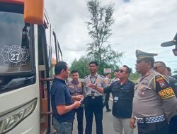 BPTD Kepri Kembali Sosialisasikan Keselamatan ke Bus Pariwisata di Lagoi dan Pantai Trikora