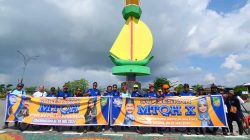 PWI Gowes ke Karimun, Syiarkan MTQH X Provinsi Kepri