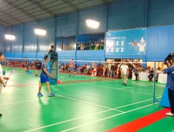 112 Pebulutangkis Ikuti Turnamen Badminton Bhayangkara 2024 Polres Bintan