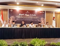KPU Gelar Pleno Penetapan Perolehan Kursi Parpol dan Caleg DPRD Bintan Terpilih 2024-2029