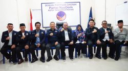 Rahma dan Iwan Kusmawan Kembalikan Formulir Pendaftaran Bacalon Wako Tanjungpinang ke DPD Nasdem