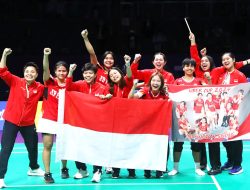 Piala Uber 2024: Hajar Korsel 3-2, Indonesia Lawan China di Final