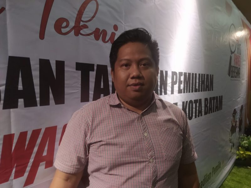 Ketua Divisi Pencegahan Partisipasi Masyarakat dan Humas Bawaslu Batam, Zainal Abidin.