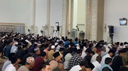 Kepala BP Batam dan Ribuan Warga Khusyuk Salat Id di Masjid Sultan Mahmud Riayat Syah