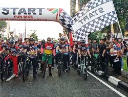 Ratusan Pesepeda Ramaikan Fun Bike Bhayangkara ke-78 Polresta Tanjungpinang