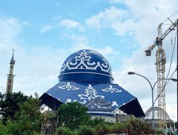 Revitalisasi Masjid Agung Batam Sudah 90 Persen, Wali Kota Rudi: Awal Agustus Diresmikan
