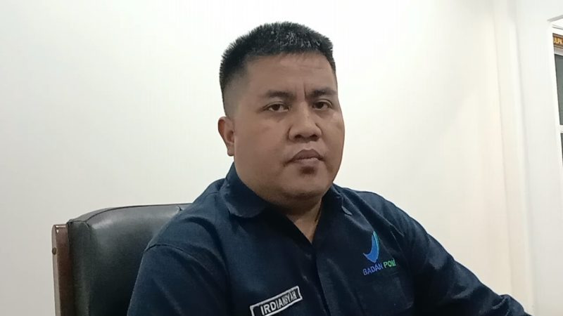 Kepala Loka POM di Kota Tanjungpinang, Irdiansyah.