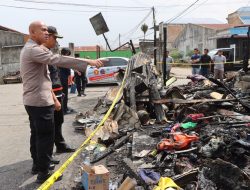 Polisi Ciduk Empat Pelaku Pembakaran Rumah Wartawan Tribrata Tv di Karo Sumut