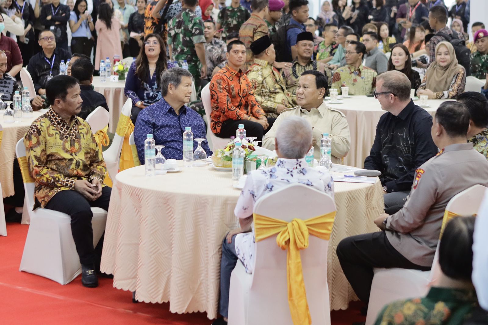 Kepala BP Batam, Muhammad Rudi mendampingi Menhan Prabowo Subianto dalam Peresmian Gedung Baru PT Volex Indonesia.