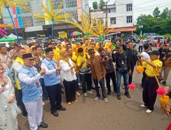 Daftar ke KPU Kepri, Ansar-Nyayang Disambut Kompang hingga Reog Ponorogo