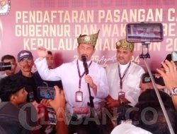 Usai Daftar ke KPU, Rudi-Rafiq: Takdir di Tangan Allah, Kami Berupaya Jadi Pemimpin Kepri