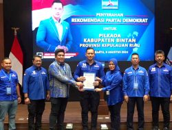 DPP Partai Demokrat Resmi Usung Roby-Deby Maju di Pilkada Bintan 2024