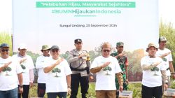 Sambut Hari Maritim Nasional, SPMT Grup Tanam 30 Ribu Bibit Mangrove di Pesisir Kalteng