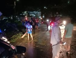 Kapolsek Tanjungpinang Timur Gerak Cepat Tangani Pohon Tumbang Akibat Badai