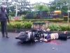 Tabrak Median Jalan WR Supratman, Seorang Pemotor Wanita Dilarikan ke RSUD-RAT Tanjungpinang