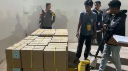 Polisi Perketat Keamanan Gudang Logistik KPU Batam