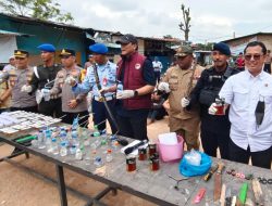 Tim Gabungan Razia di Kampung Aceh, 88 Orang Positif Narkoba