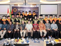 Politeknik Bintan Cakrawala Sukses Gelar Wisuda ke-3, Bertemakan ‘Karakter Unggul, Kompeten, dan Semangat Berkelanjutan’