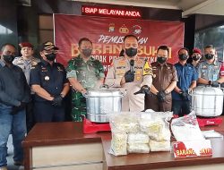 Polres Karimun Musnahkan 9 Kg Narkotika Jenis Sabu Temuan Warga di Pulau Telunjuk