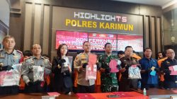 Dua Pekan, Polres Karimun Tangkap 13 Tersangka Kasus Peredaran Narkoba