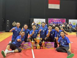 Tim Takraw Karimun Juara I dan II Kejuaraan Terbuka PSTI Batam